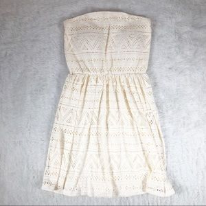 🔥2 for $15🔥Almost Famous Eyelet Strapless Dress